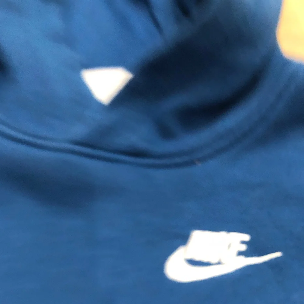 Nike Youth Dark Blue Pullover Hoodie with White Swoosh